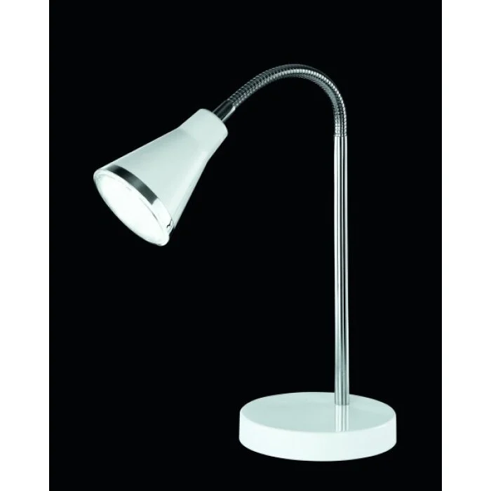Reality ARRAS Lámpara de mesa LED Blanca, 1 luz
