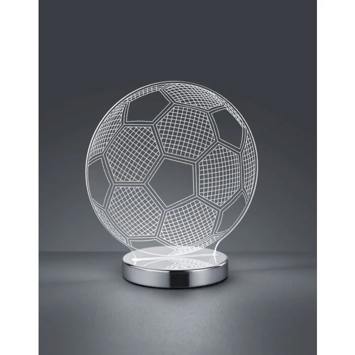 Reality Ball Lámpara de Mesa LED Cromo, 1 luz