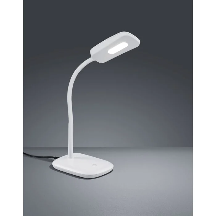 Reality BOA Lámpara de Mesa LED Blanca, 1 luz