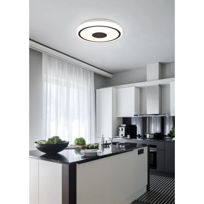 Reality BUNDA Lámpara de Techo LED Negro, 1 luz