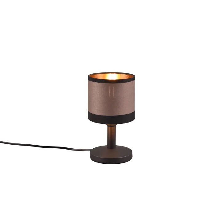 Reality DAVOS Lámpara de mesa Negro, 1 luz