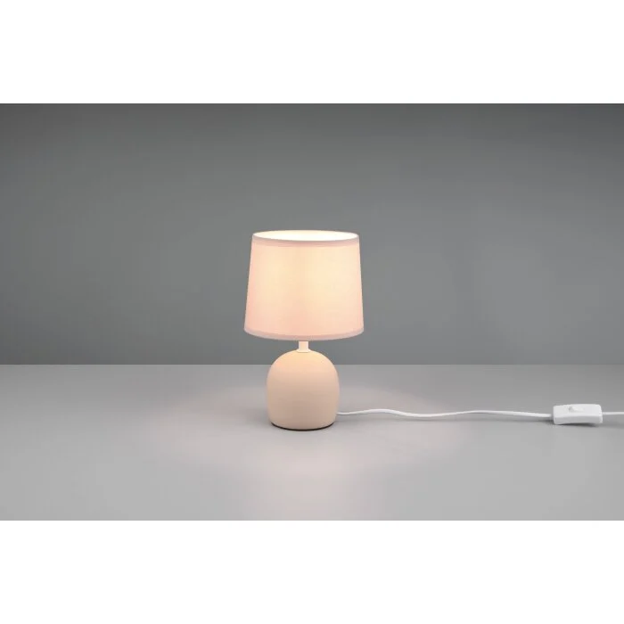 Reality Malu Lámpara de mesa Beige, 1 luz