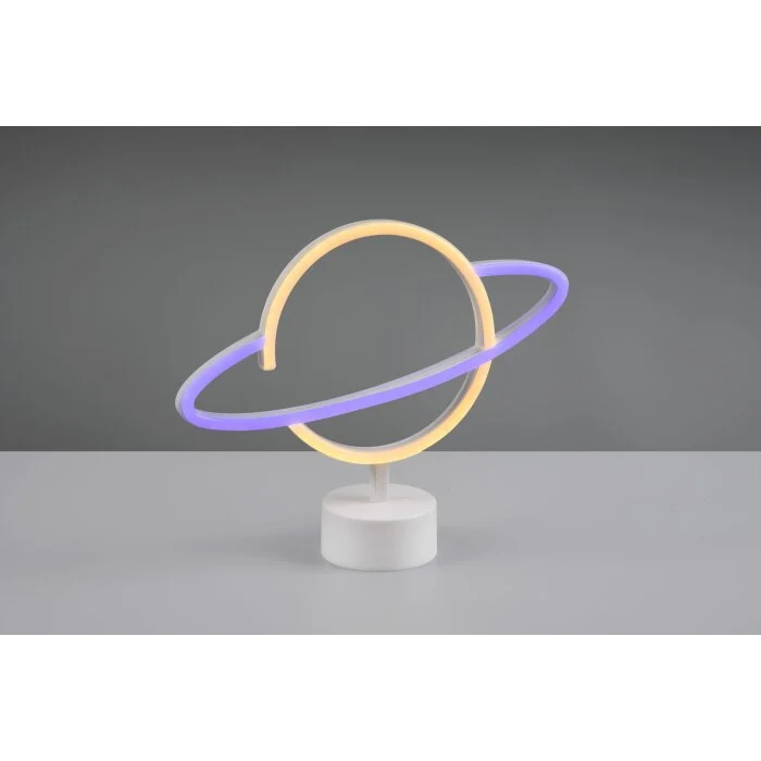 Reality Planet Lámpara de mesa LED Blanca, 1 luz