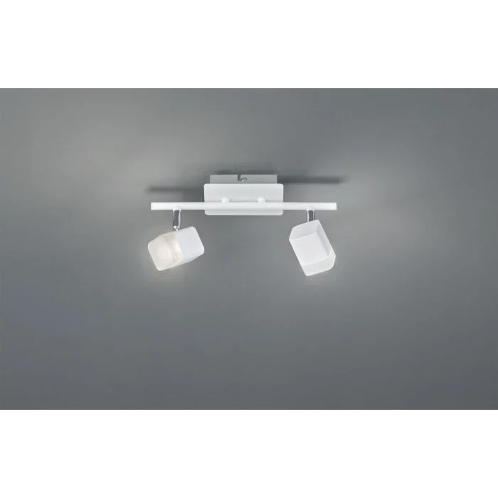 Reality ROUBAIX Proyector LED Blanca, 2 luces
