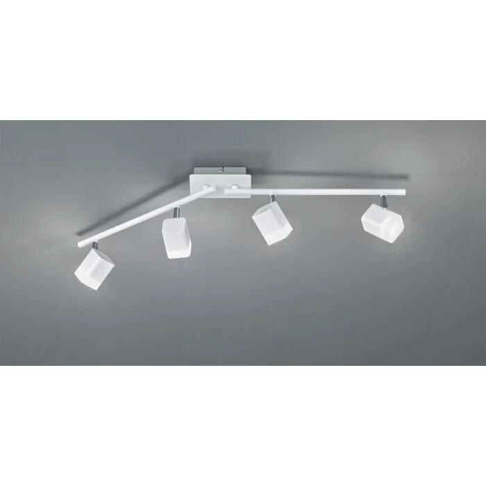 Reality ROUBAIX Proyector LED Blanca, 4 luces