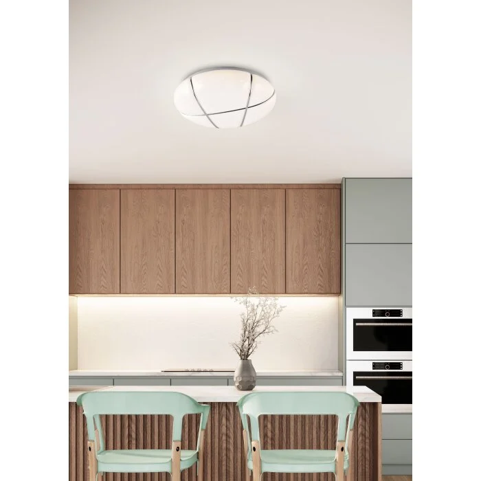 Reality Tibor Lámpara de Techo LED Blanca, 1 luz