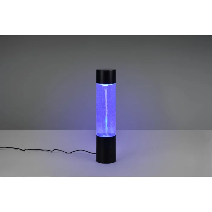 Reality Tornado Lámpara de mesa LED Negro, Transparente, claro, 1 luz