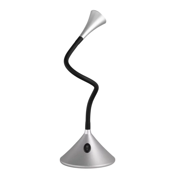 Reality Viper Lámpara de Mesa LED Plata, 1 luz