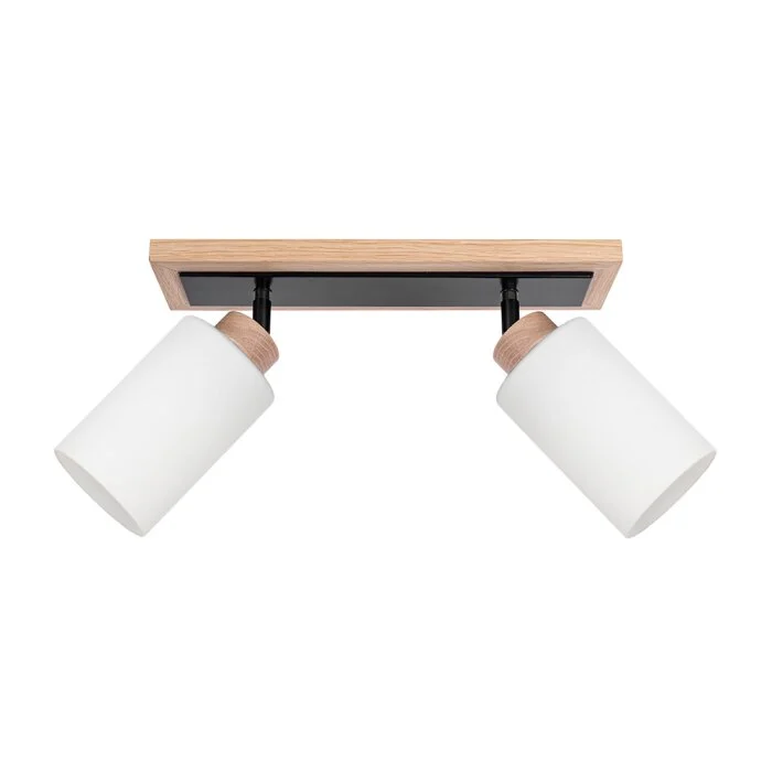 Represita Lámpara de Techo Madera clara, 2 luces
