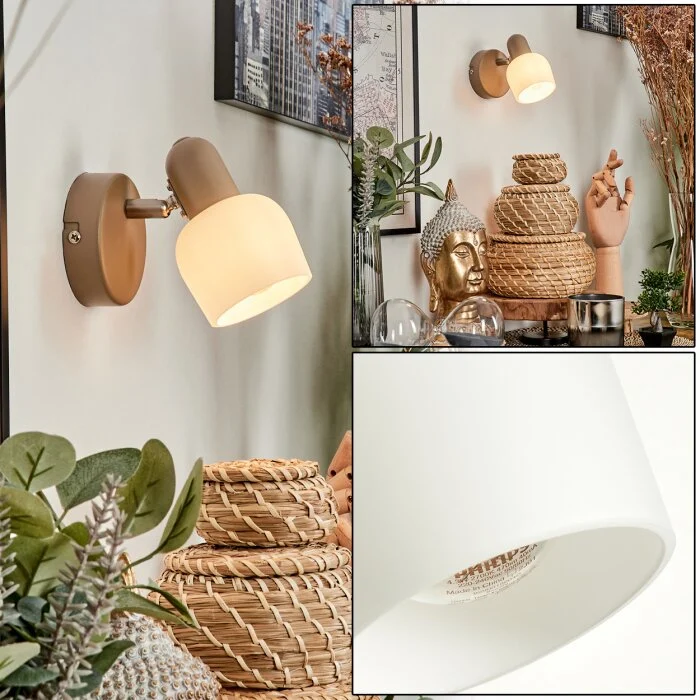 Sivol Aplique Beige, Color arena, 1 luz