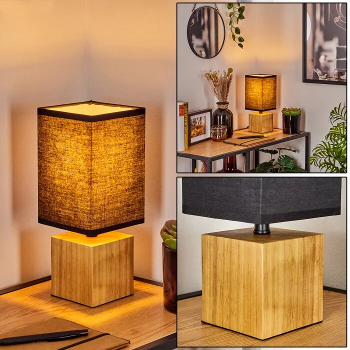 Talco Lámpara de mesa Crudo, 1 luz