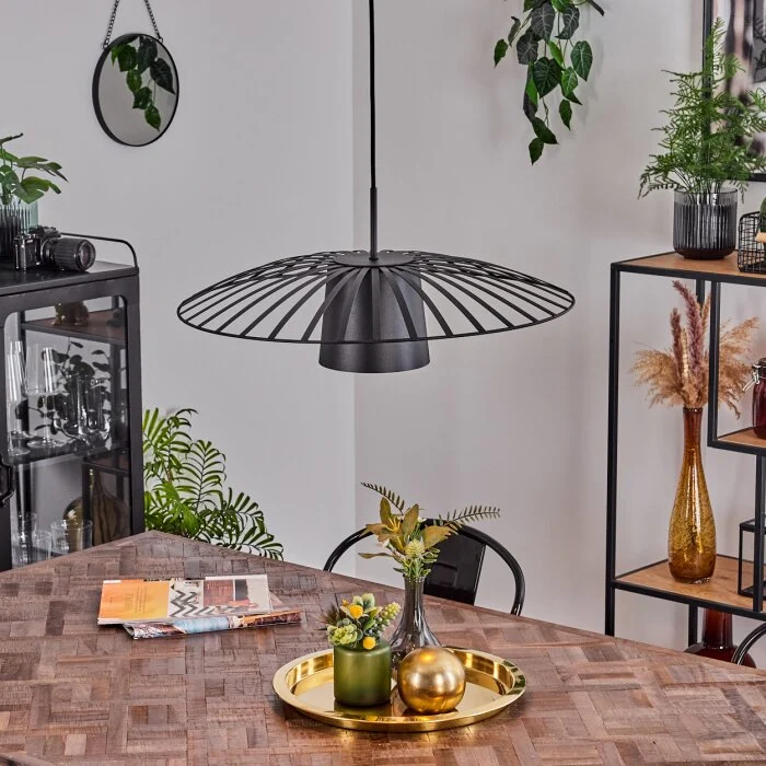 Tanakou Lámpara Colgante Negro, 1 luz
