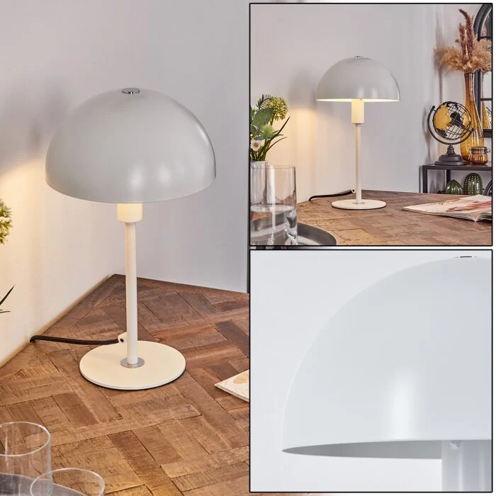 Tati Lámpara de mesa Blanca, 1 luz