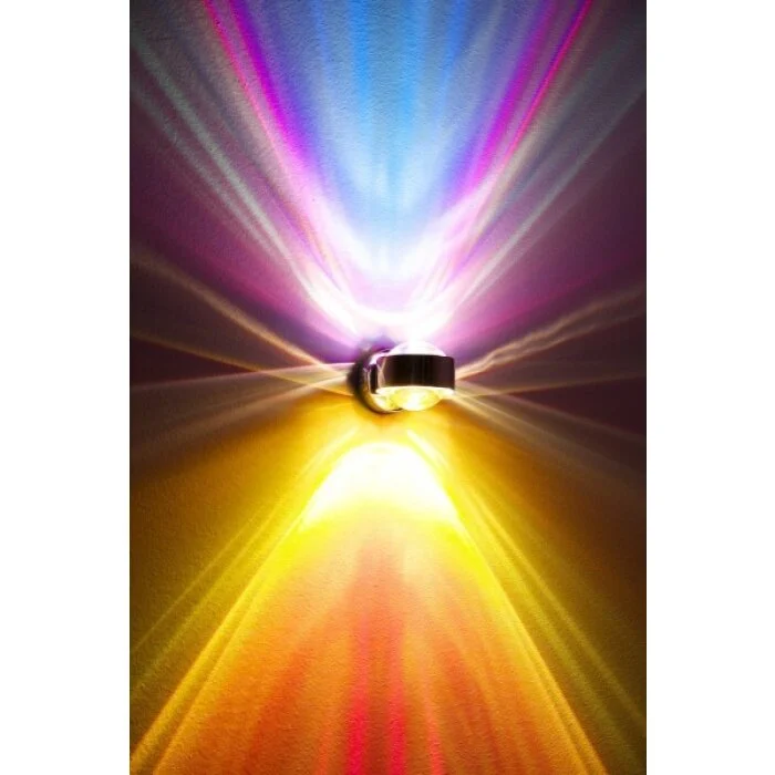 Top-Light PukWall Aplique LED Cromo, 2 luces
