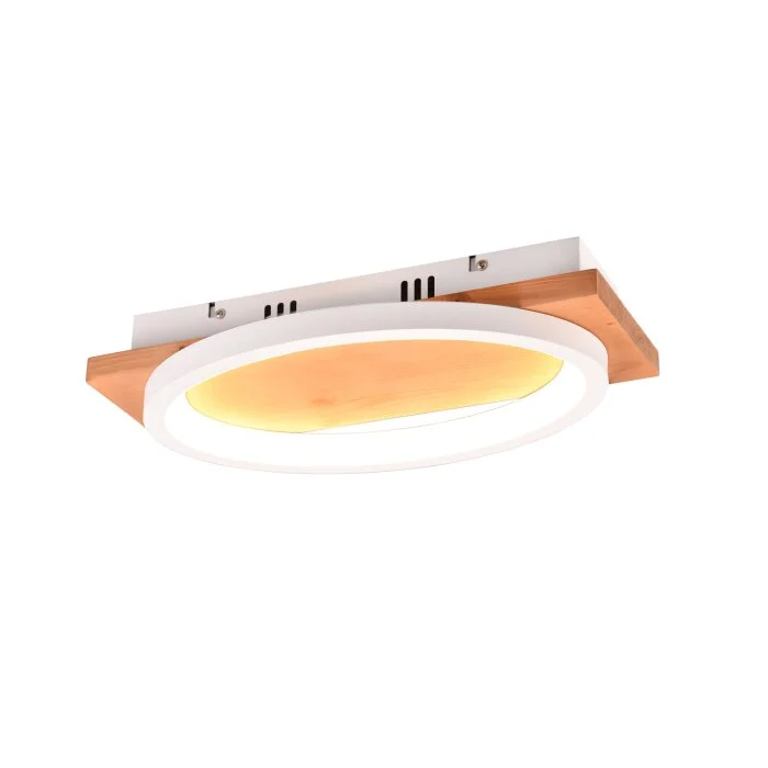 Trio Barca Aplique LED Crudo, Blanca, 1 luz