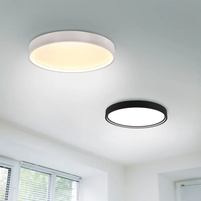 Trio DOHA Lámpara de Techo LED Negro, 1 luz