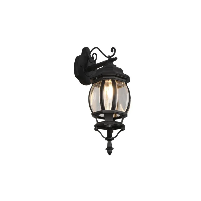Trio Elvo Aplique Negro, 1 luz