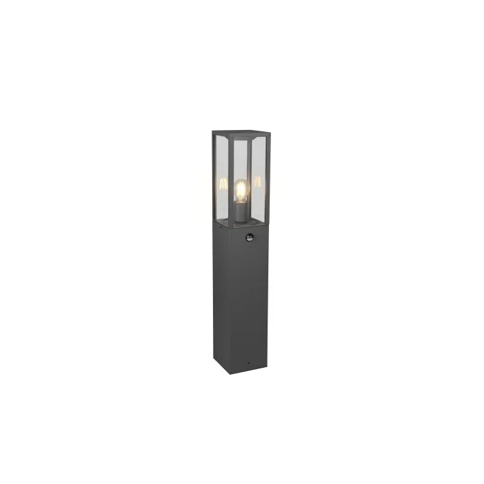Trio GARONNE Lámpara de pie para exterior Antracita, 1 luz, Sensor de movimiento
