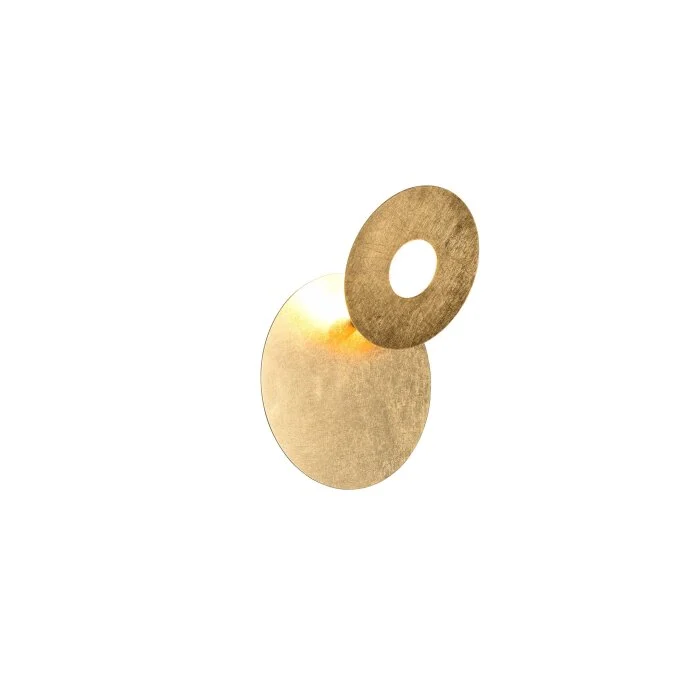 Trio LEANO Aplique LED dorado, 1 luz