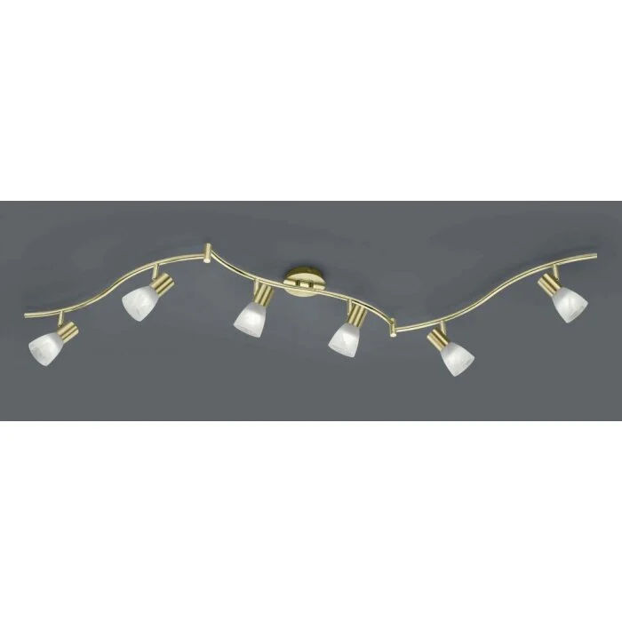 Trio LEVISTO Foco de techo LED Latón, 6 luces
