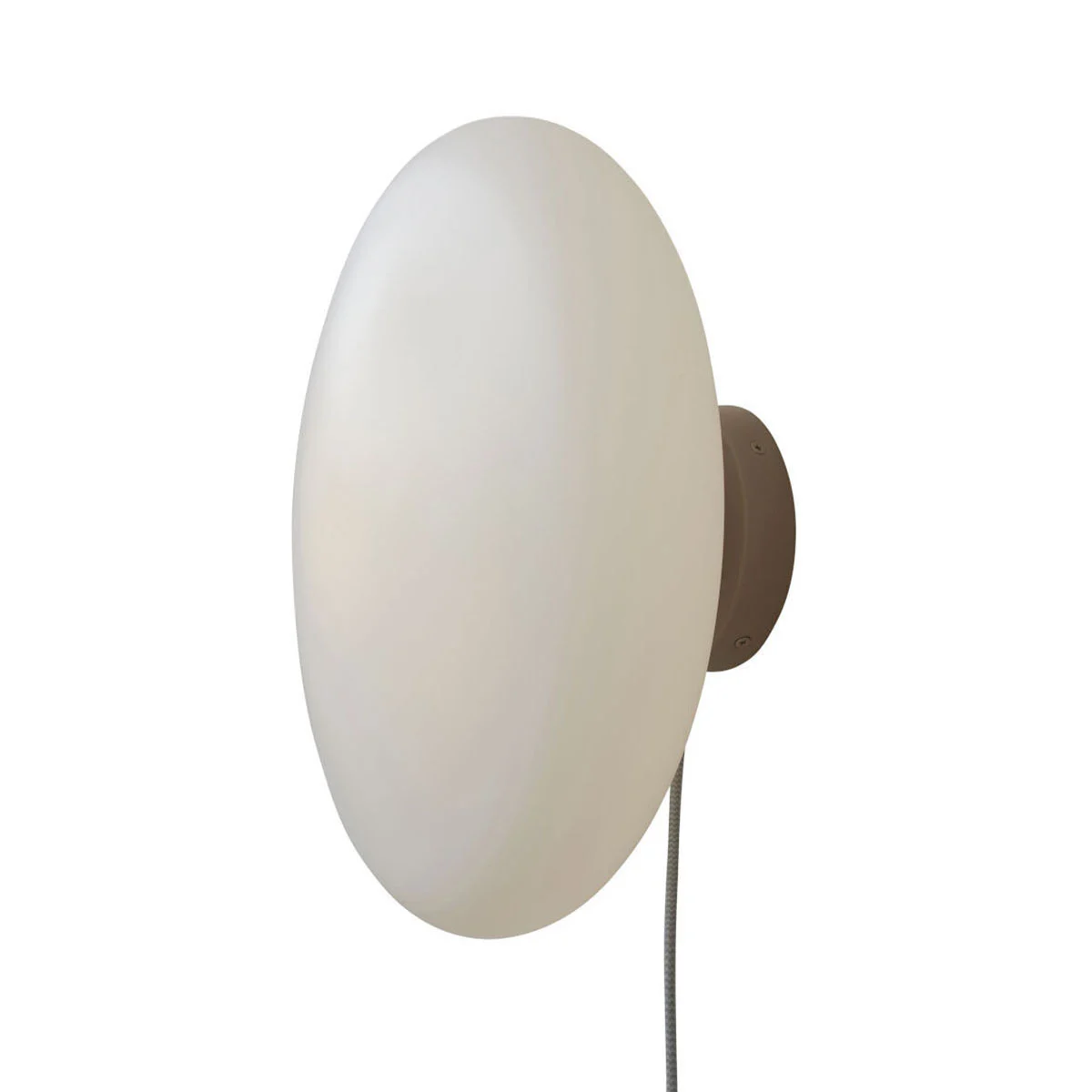 Lámpara de pared escandinava metal-vidrio blanca It’s About RoMi Sapporo