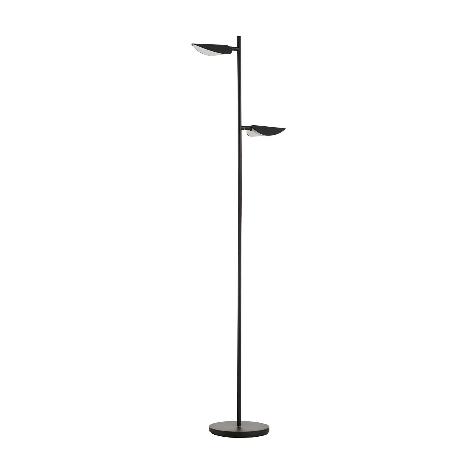 Lámpara de pie de salón MDC Senda LED 2 luces negro 3000K 14W 577809102
