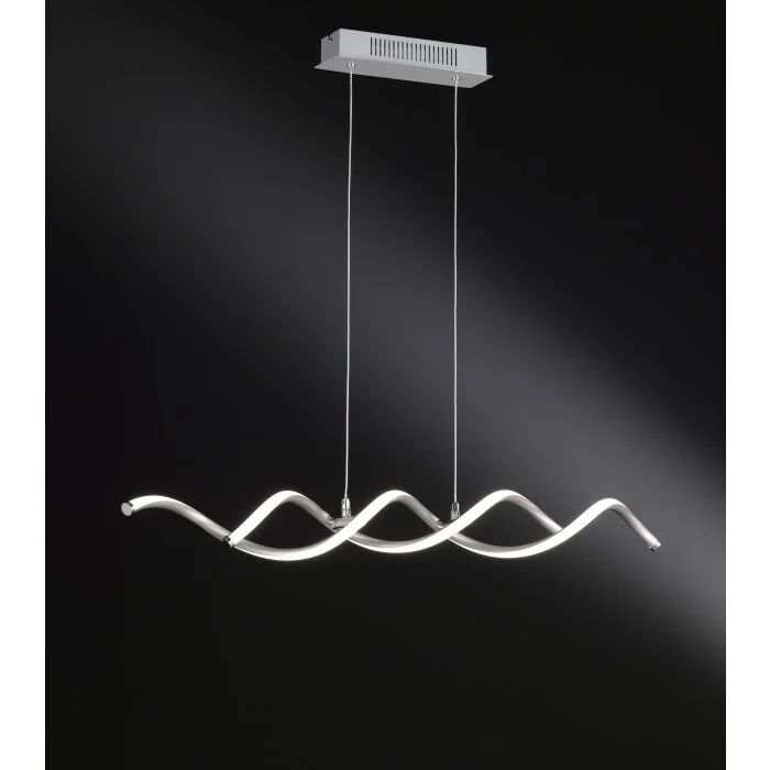 Wofi BONNEY Lámpara Colgante LED Níquel-mate, 1 luz